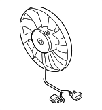 1K0959455FR - Cooling System: Fan &amp; Motor for Audi: A3, A3 Quattro, TT, TT Quattro, TT RS Quattro, TTS Quattro Image