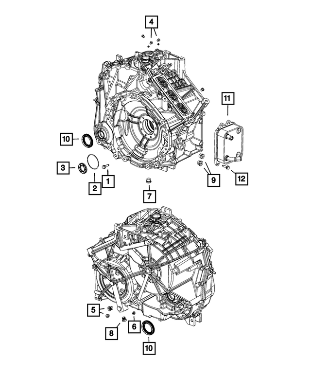 « 6105050AA – Si-EVT; Hybrid Automatic Transmission : Collerette Hexagonale Boulon pour Mopar Image »