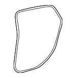 29769704009G44 - Body: Surround Weather-strip for Mercedes-Benz Image