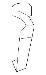 6164148010 - Body: Inner Wheelhouse Gusset for Toyota Image