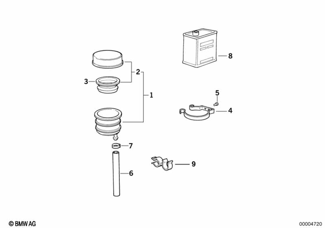 34312314082 - Brakes: Expansion Tank -  for BMW-Motorrad Image