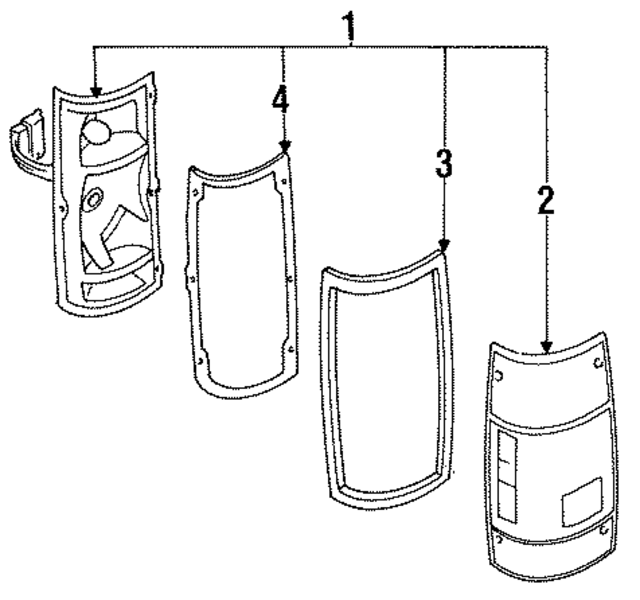 UB3989669 - : Tail Lamp Assembly for Mazda Image