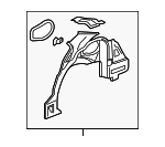 89022979 - Body: Outer Wheelhouse for Cadillac: STS Image