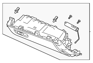 77501TGVA16ZA - : Glove Box Assembly for Acura Image