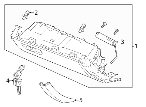 Glove Box for 2024 Acura TLX #0