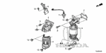 90001RNAA00 - Engine: BOLT, FLANGE (8X27) for Honda Image