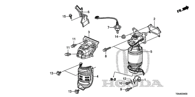 Converter (-'14) for 2013 Honda CR-V #0