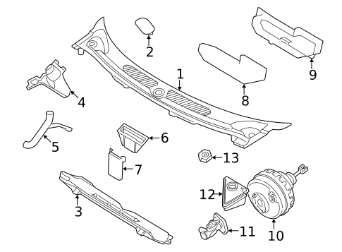 Blower Motor & Fan for 2001 Jaguar XK8 #1