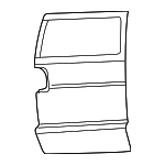 55075142 - Body: Corner Panel for Dodge: B250, B2500, B350, B3500 Image