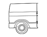 55346369AB - Body: Side Panel for Dodge: B150, B1500, B250, B2500, B350, B3500, Ram 1500 Van, Ram 2500 Van, Ram 3500 Van Image