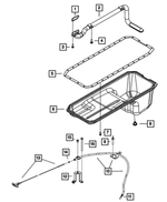 68210080AA - 6.7L Turbo Diesel; Engine: Oil Pickup Tube for Mopar Image