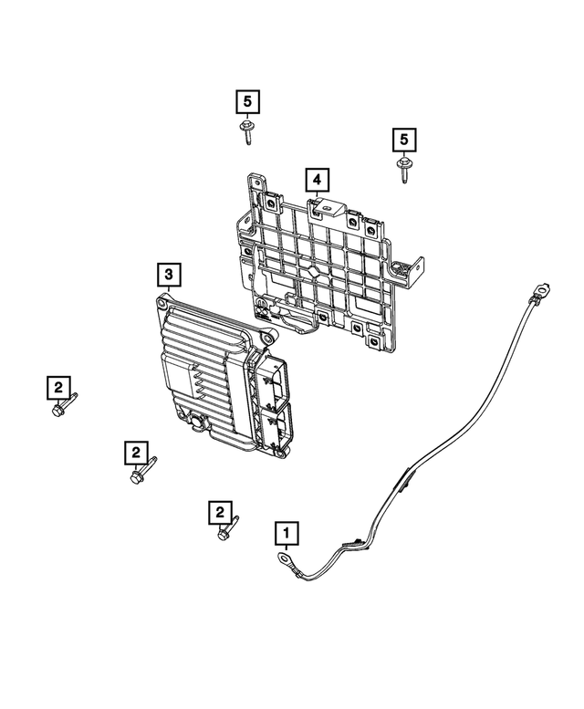 « 68432104AA – Electrical : Masse Tresse pour Mopar Image »