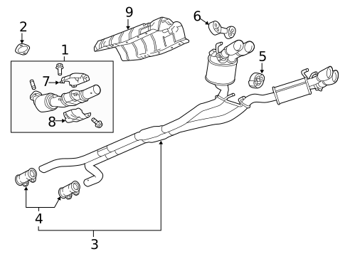 Exhaust Components for 2014 Chevrolet Camaro #0