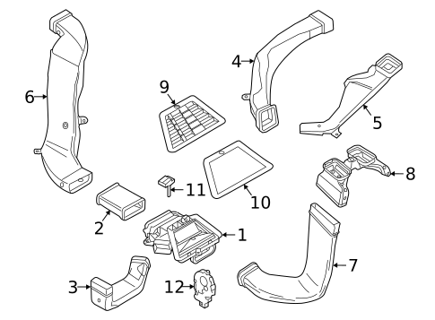 Evaporator & Heater Components for 2016 Porsche Panamera #4