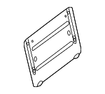 8101711 - Body: License Plate Bracket for Mercedes-Benz Image