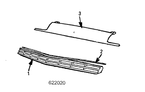 Grille for 1985 Mitsubishi Starion #0