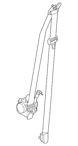88810L3000WK - : Belt &amp; Retractor for Kia: K5 Image