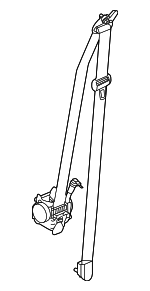 88810L2600WK - : Lap &amp; Shoulder Belt for Kia: K5 Image