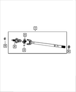 5127826AA - Differential and Drive Line: U-joint Snap Ring for Mopar Image