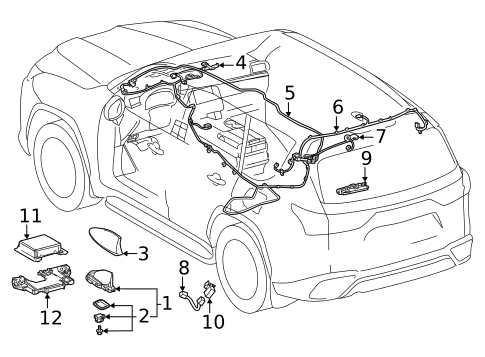 Antenna & Radio for 2023 Lexus LX600 #0