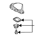 8676062050 - Electrical: Antenna Assembly for Lexus: ES250, ES300h, ES350, GX460, IS300, IS350, IS500, LS500, LS500h, LX600, NX250, NX350, NX350h, NX450h+, RC F, RC300, RC350, RX350L, RX450hL, UX200, UX250h Image
