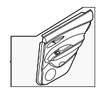 83307AREV0N9B - : 2023-2024 Genesis Electrified GV70 - Door Trim Panel for Genesis: Electrified GV70 Image