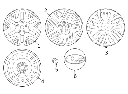 Wheel for 2025 Subaru Forester #0