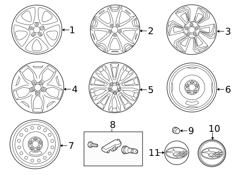 Covers & Trim for 2018 Subaru Forester #0