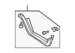 7760260080 - Fuel System: Fuel Tank Mount Strap for Lexus: LX470 Image