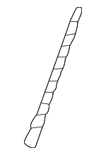 962152J100 - Electrical: Mast for Kia: Borrego, Forte, Forte Koup, Forte5, Rio, Rio5, Sedona, Sorento, Soul, Soul EV, Sportage Image