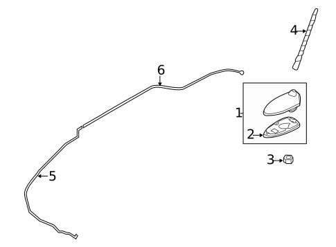 Antenna & Radio for 2013 Kia Soul #0