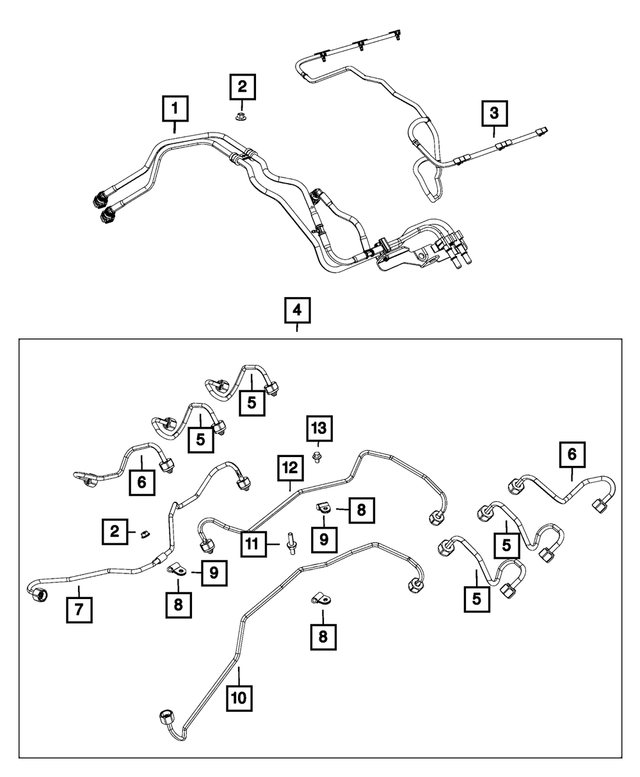 5142800AA - Fuel: Clip for Mopar Image