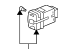 35830SDAA01 - Body: Sunroof Switch for Acura Image