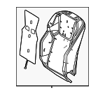 7901746010 - Body: Seat Back Pad for Lexus: RZ300e, RZ450e Image