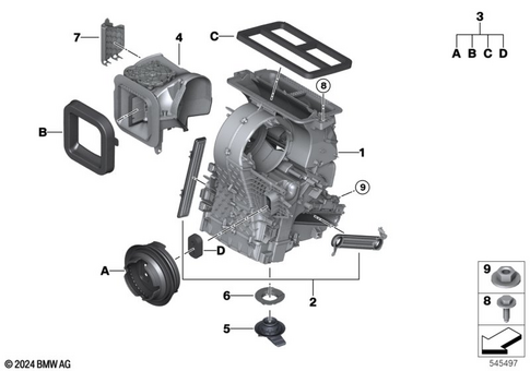 Housing Parts for 2024 Mini Countryman SE ALL4 #0