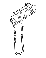 8W1837811A - Body: Latch for Audi: A4, A4 allroad, A4 Quattro, A5 Quattro, A5 Sportback, RS5, RS5 Sportback, S4, S5, S5 Sportback Image