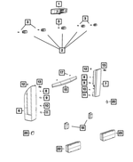 6106410AA - Electrical: Hex Nut for Mopar Image