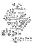 6509394AA - Frame, Bumper and Fascia: U Nut for Chrysler: Pacifica, Voyager | Dodge: Ram 1500, Ram 2500 | Jeep: Gladiator, Wrangler | Ram: 1500, 2500, 3500 Image