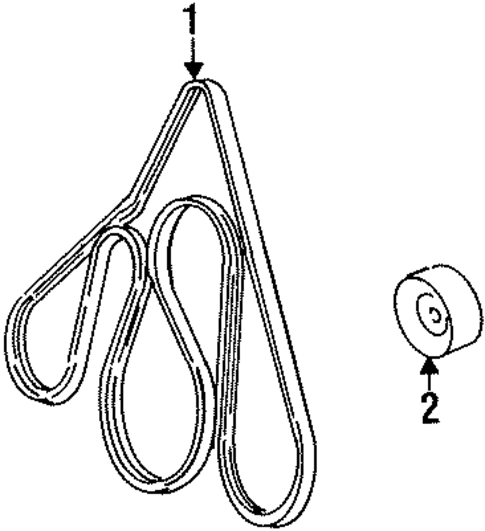 Belts & Pulleys for 1997 Mercury Grand Marquis #0