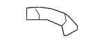 81102TG7A01ZA - Body: Track End Cover Cap for Honda: Passport, Pilot, Ridgeline Image