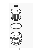 32140027 - Engine: Oil Filter Housing for Volvo: S60, S60 Cross Country, S80, S90, V60, V60 Cross Country, V90, V90 Cross Country, XC40, XC60, XC70, XC90 Image