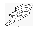 MN121073HA - Body: Lower Trim Panel for Mitsubishi Image