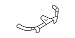 11A864015A - Body: Center Pillar Reinforced Insulator for Audi Image