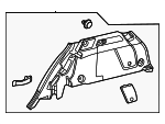 16769072127Q14 - Body: Side Trim Panel for Mercedes-Benz Image