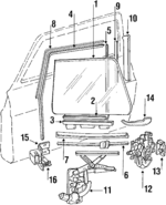 6938088 - : Lock for Saab: 900 Image