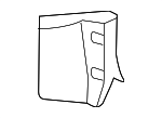 99155510101T75 - Body: Kick Panel Trim for Porsche Image