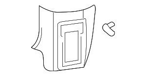 99755110100T10 - Body: Kick Panel Trim for Porsche Image