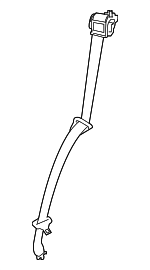 64680SJ015VH - Electrical: Center Seat Belt for Subaru: Forester Image