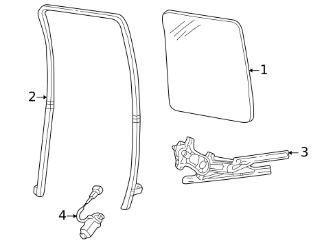 Rear Door for 2001 Ford Excursion #0