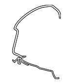 C2P3822 - Wiper &amp; Washer: Windshield Washer Hose for Jaguar Image